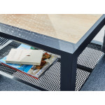 Salon D'Angle Royan Graphite/Grey de Proloisirs - Océo - table et fauteuil et mobilier de jardin dans 🛋️ Salon de jardin