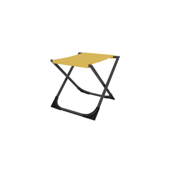 /Tabouret Easy Graphite et Moutarde - Confort et Style pour Votre Terrasse de Proloisirs - Océo - table et fauteuil et mobili...