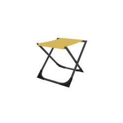 /Tabouret Easy Graphite et Moutarde - Confort et Style pour Votre Terrasse de Proloisirs - Océo - table et fauteuil et mobili...