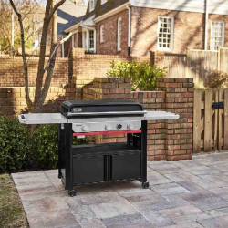 Plancha 76 cm sur chariot weber de Weber- BBQ à charbon, à gaz et électriques dans Barbecue pour de bonnes grillades
