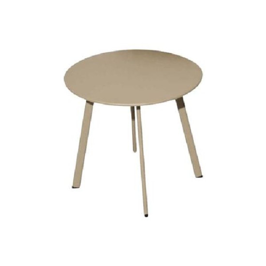 Table basse massaï ø40 sand de Proloisirs - Océo - table et fauteuil et mobilier de jardin dans Table de jardin