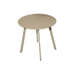 Table basse massaï ø45 sand de Proloisirs - Océo - table et fauteuil et mobilier de jardin dans Table de jardin