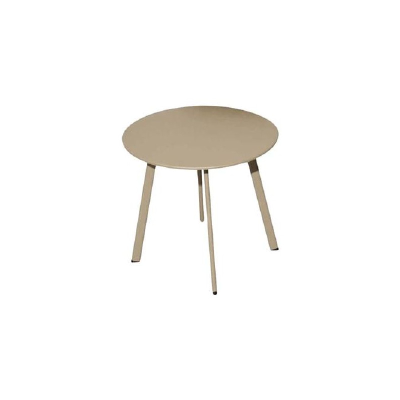 Table basse massaï ø45 sand de Proloisirs - Océo - table et fauteuil et mobilier de jardin dans Table de jardin