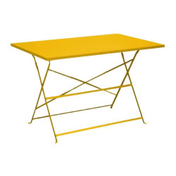 Gueridon cuba 110x70 miel de Proloisirs - Océo - table et fauteuil et mobilier de jardin dans Table de jardin