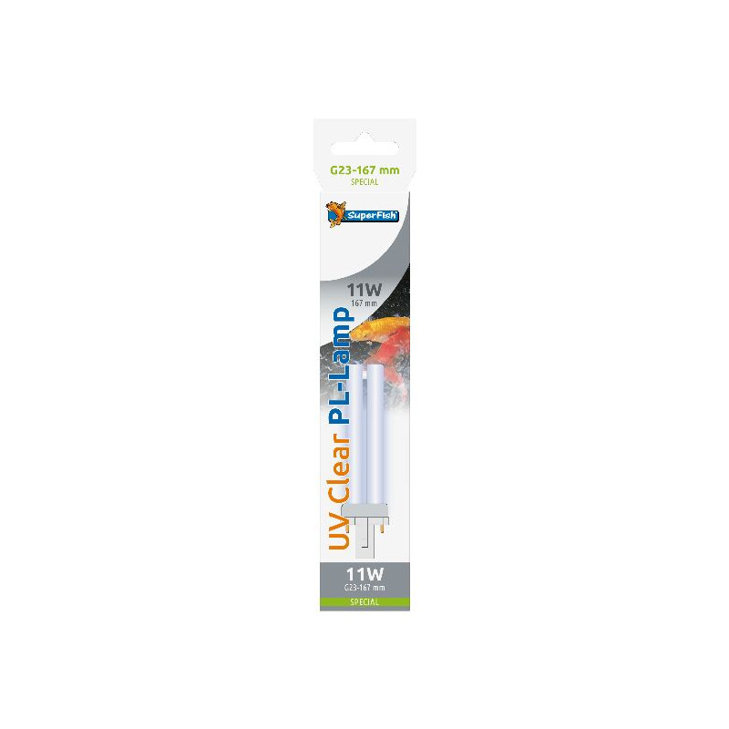 Ampoule uv 11w g23-105mm de Superfish - Aquadistri - accessoires pour aquarium et bassin dans UV pour bassin