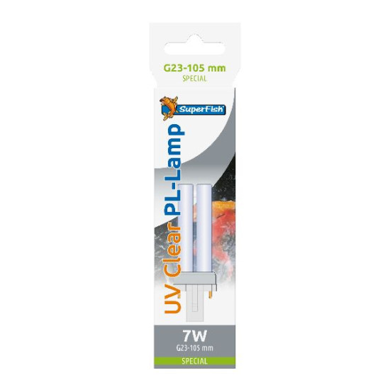 Ampoule uv 7w g23-105mm de Superfish - Aquadistri - accessoires pour aquarium et bassin dans UV pour bassin