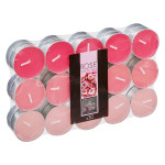 Bougie chauffe plat parfumé x30 nina rose de J-Line by Jolipa - Déco intérieur dans 🕯️ Bougies et encens