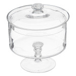 Bonbonniere a gateaux verre 1.8l de J-Line by Jolipa - Déco intérieur dans Portes bouteilles - Couverts - Vaisselles