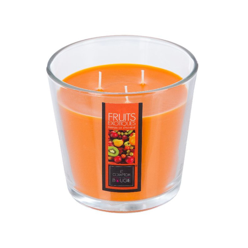 Bougie parfumee nina fruits exotiques 500g de J-Line by Jolipa - Déco intérieur dans Bougie parfumée
