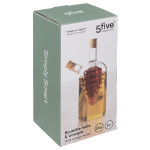 Bouteille huile/vinaigre raisin verre 0.5l de J-Line by Jolipa - Déco intérieur dans Portes bouteilles - Couverts - Vaisselles