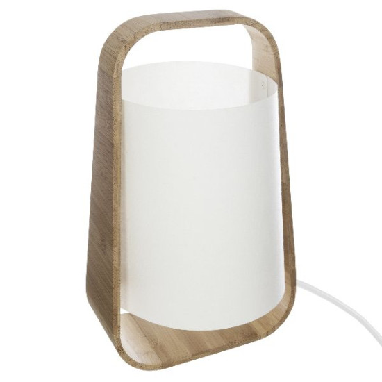 Lampe bambou rex blanc h35 de J-Line by Jolipa - Déco intérieur dans Eclairages - Luminaires - Lampes