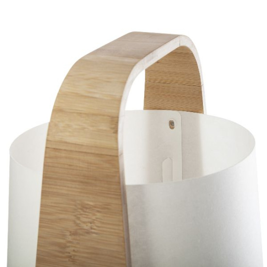 Lampe bambou rex blanc h35 de J-Line by Jolipa - Déco intérieur dans Eclairages - Luminaires - Lampes