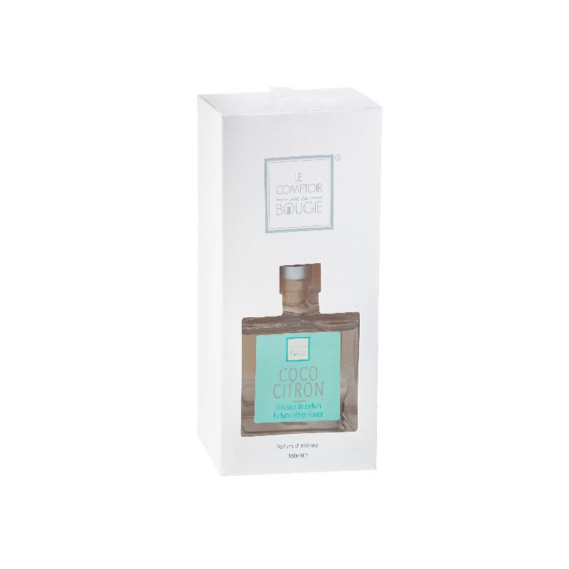 Diffuseur verre elea coco citr 160ml de J-Line by Jolipa - Déco intérieur dans Produits parfumés, huile essentielle et Lampe ...