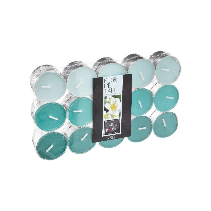 Bougie chauffe plat parfumé x30 nina coco de J-Line by Jolipa - Déco intérieur dans 🕯️ Bougies et encens