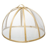 Cloche bambou polyester d30 de J-Line by Jolipa - Déco intérieur dans Portes bouteilles - Couverts - Vaisselles
