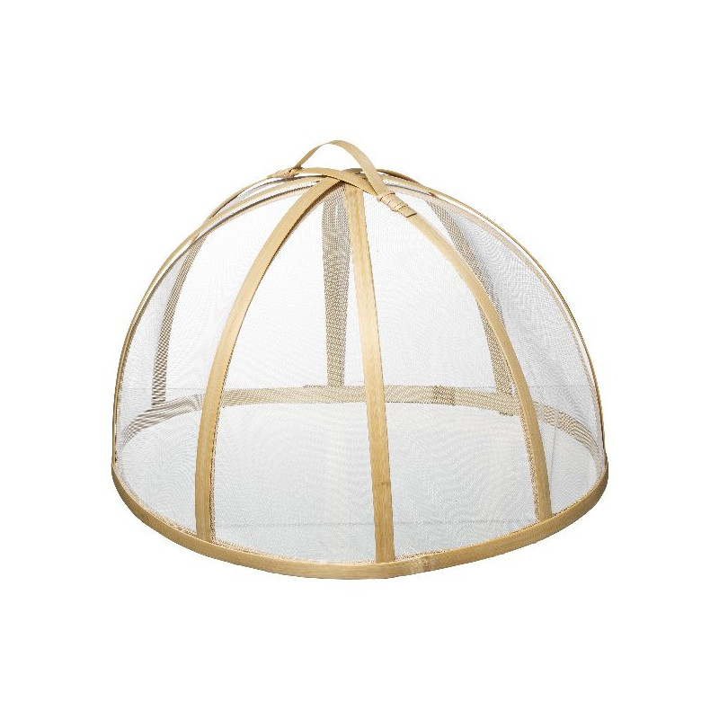 Cloche bambou polyester d30 de J-Line by Jolipa - Déco intérieur dans Portes bouteilles - Couverts - Vaisselles