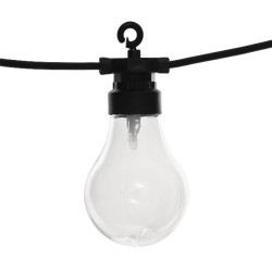 Guirlande led solaire 10ampoule l500 de J-Line by Jolipa - Déco intérieur dans Eclairage Solaire de jardin