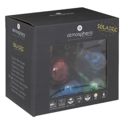 Guirlande led solaire 10ampoule coul de J-Line by Jolipa - Déco intérieur dans Eclairage Solaire de jardin