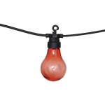 Guirlande led solaire 10ampoule coul de J-Line by Jolipa - Déco intérieur dans Eclairage Solaire de jardin