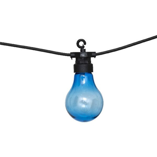 Guirlande led solaire 10ampoule coul de J-Line by Jolipa - Déco intérieur dans Eclairage Solaire de jardin