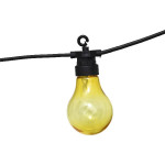Guirlande led solaire 10ampoule coul de J-Line by Jolipa - Déco intérieur dans Eclairage Solaire de jardin