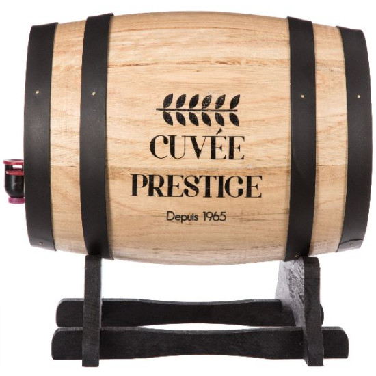 Distributeur vin tonneau 5.5l de J-Line by Jolipa - Déco intérieur dans Portes bouteilles - Couverts - Vaisselles