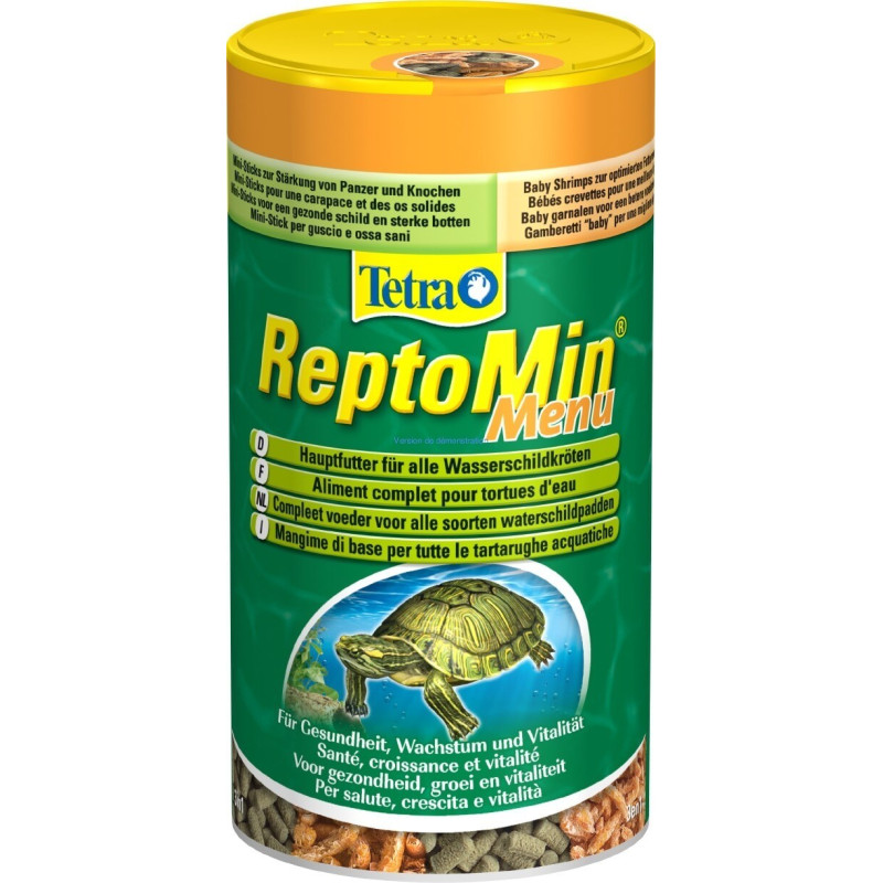 TETRAFAUNA REPTOMIN MENU 250ML de Tetra - Tetra pond - Nourriture pour poissons dans Alimentation Seche et granules pour rept...