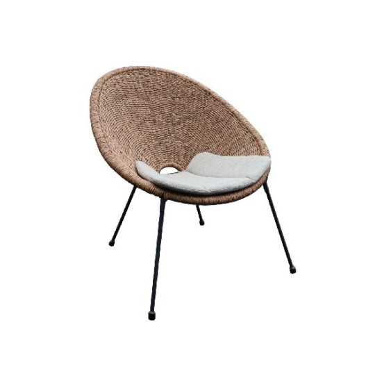 Fauteuil lounge tornado naturel ecru de Proloisirs - Océo - table et fauteuil et mobilier de jardin dans 💺 Fauteuil pour l'ex...