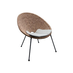 Fauteuil lounge tornado naturel ecru de Proloisirs - Océo - table et fauteuil et mobilier de jardin dans 💺 Fauteuil pour l'ex...
