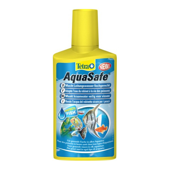 TETRA AQUASAFE 250ML de Tetra - Tetra pond - Nourriture pour poissons dans Equilibre de l'eau de l'aquarium