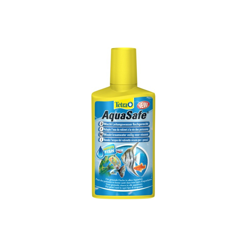 TETRA AQUASAFE 250ML de Tetra - Tetra pond - Nourriture pour poissons dans Equilibre de l'eau de l'aquarium