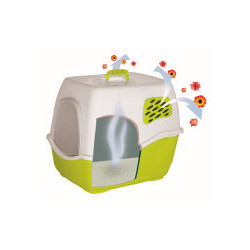 MAISON TOILETTE BILL 1 F NERO-RUBIN de Marchioro - cage pour oiseaux et rongeurs dans Maison de toilette pour chats