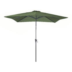 Parasol droit tilt 2.5x2.5 grey kaki de Proloisirs - Océo - table et fauteuil et mobilier de jardin dans 🏖️ Parasol pour l'ex...