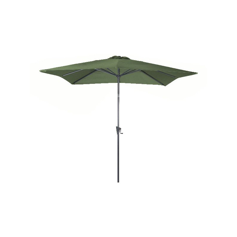 Parasol droit tilt 2.5x2.5 grey kaki de Proloisirs - Océo - table et fauteuil et mobilier de jardin dans 🏖️ Parasol pour l'ex...