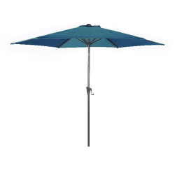 Parasol droit tilt ø300 grey bleu de Proloisirs - Océo - table et fauteuil et mobilier de jardin dans 🏖️ Parasol pour l'exter...