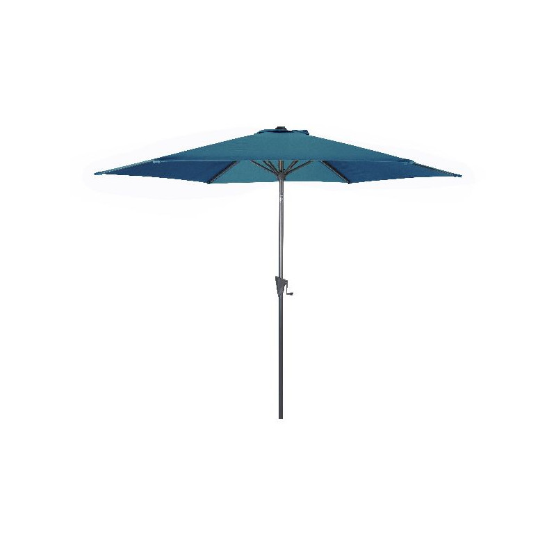 Parasol droit tilt ø300 grey bleu de Proloisirs - Océo - table et fauteuil et mobilier de jardin dans 🏖️ Parasol pour l'exter...