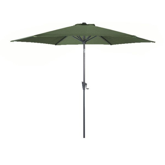 Parasol droit tilt ø300 grey kaki de Proloisirs - Océo - table et fauteuil et mobilier de jardin dans 🏖️ Parasol pour l'exter...