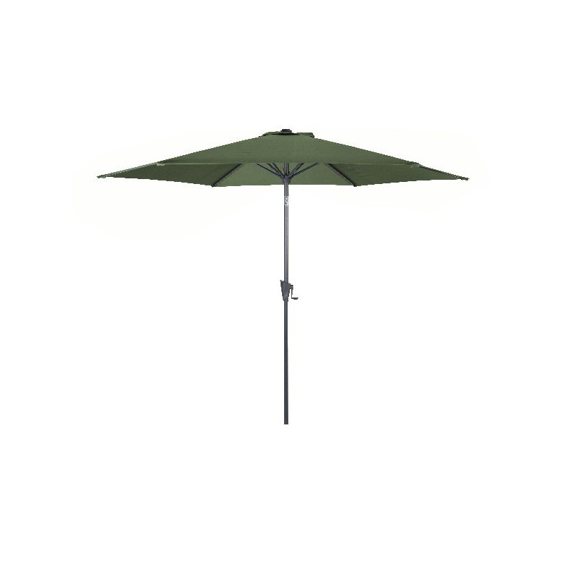 Parasol droit tilt ø300 grey kaki de Proloisirs - Océo - table et fauteuil et mobilier de jardin dans 🏖️ Parasol pour l'exter...