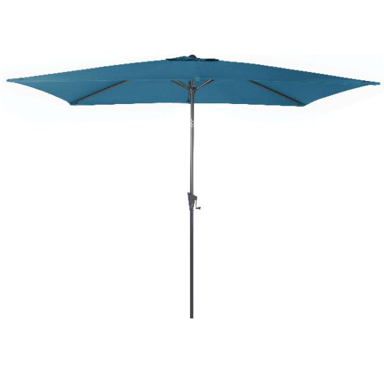 Parasol droit tilt 3x2 grey bleu de Proloisirs - Océo - table et fauteuil et mobilier de jardin dans 🏖️ Parasol pour l'exterieur