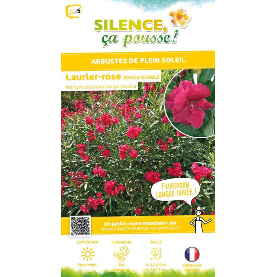 Laurier rose a fleurs rouges 100cm de Plantes Silence ça pousse dans Plantes à petits fruits (kiwi, myrtilles, groseilles, ca...