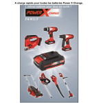 CHARGEUR EINHELL POWER X CHANGE de Einhell - tondeuse et outil à batterie dans Pieces Detachees de motoculture