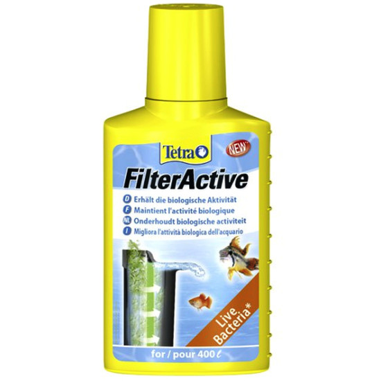 TETRA FILTERACTIVE 100ML de Tetra - Tetra pond - Nourriture pour poissons dans Equilibre de l'eau de l'aquarium