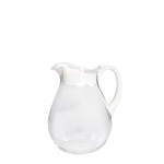 Carafe avec bouchon et anse blanc h21cm de Jardinerie Bordeaux Libourne Gironde dans Portes bouteilles - Couverts - Vaisselles
