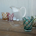 Carafe avec bouchon et anse blanc h21cm de Jardinerie Bordeaux Libourne Gironde dans Portes bouteilles - Couverts - Vaisselles