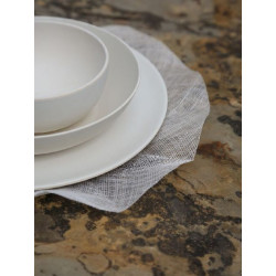Sous-plat volant couleur creme d35cm de Jardinerie Bordeaux Libourne Gironde dans Plat, plateau et dessous de plat