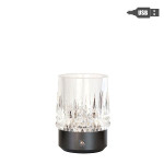Lampe de table crystal base grise d7.5 h11cm de Jardinerie Bordeaux Libourne Gironde dans Eclairages - Luminaires - Lampes