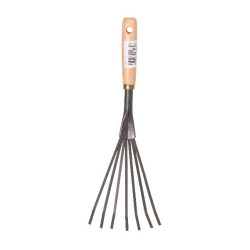 Balai à fleurs fil plat manche bois de Teragile - produits pour le jardin dans Petits outils pour le jardin
