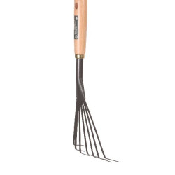 Balai à fleurs fil plat manche bois de Teragile - produits pour le jardin dans Petits outils pour le jardin