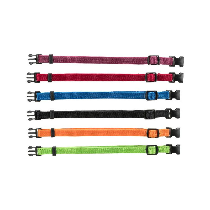 /Collier chiot s-m 17-25 cm/10 mm couleur variée de Trixie - Produit pour animaux dans Colliers pour chien