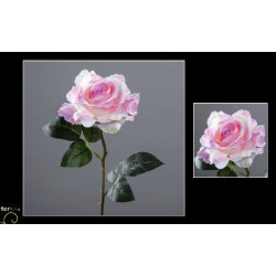Tige rose ouverte 52cm rose de Fleur artificielle dans Fleur artificielle